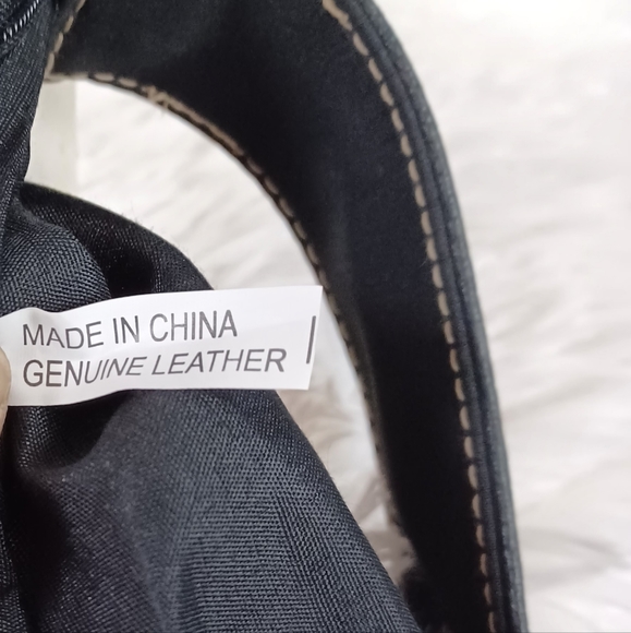 Frankie & Johnnie Navy Leather Purse/Bag - Picture 14 of 16